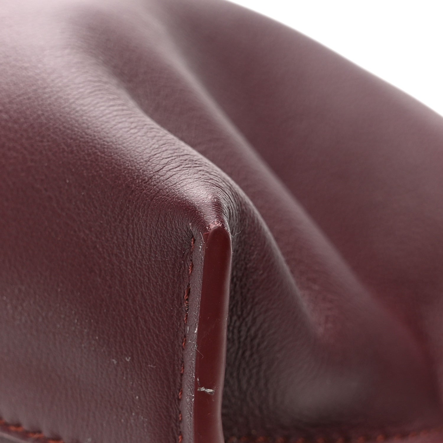 Loewe Calfskin Mini Flamenco Knot Clutch Dark Burgundy 13 of 15