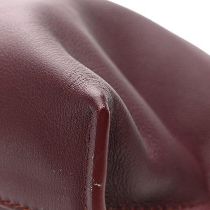 Loewe Calfskin Mini Flamenco Knot Clutch Dark Burgundy 13 of 15