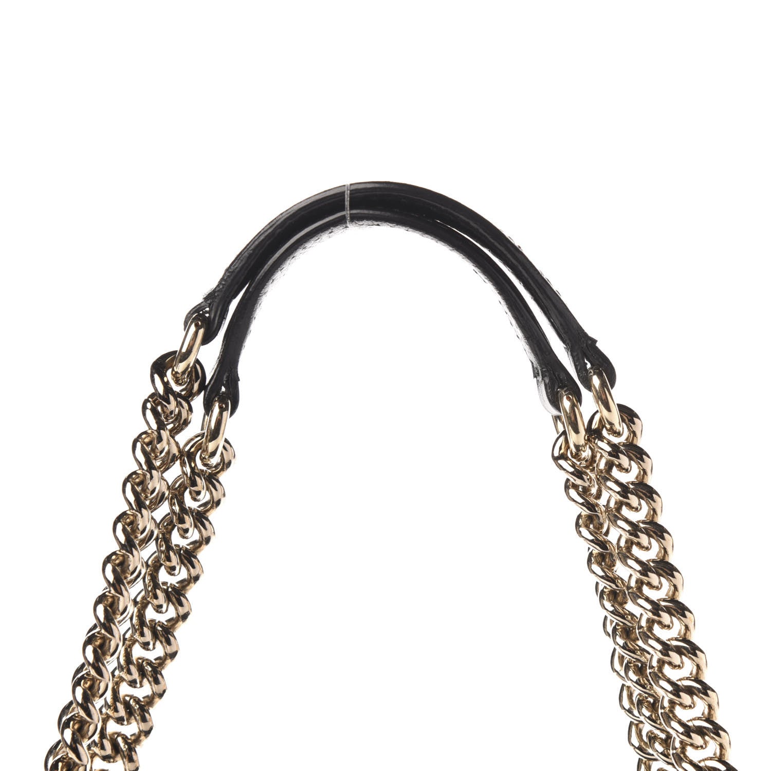 Gucci Pebbled Calfskin Medium Soho Chain Shoulder Bag Black 12 of 13