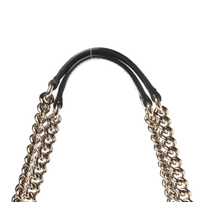 Gucci Pebbled Calfskin Medium Soho Chain Shoulder Bag Black 12 of 13
