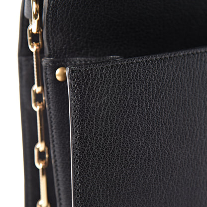 Gucci Calfskin Snakeskin Studded Medium Ottilia Top Handle Bag Black 13 of 18