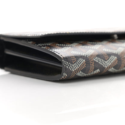 Goyard Goyardine Varenne Continental Wallet Black 9 of 10