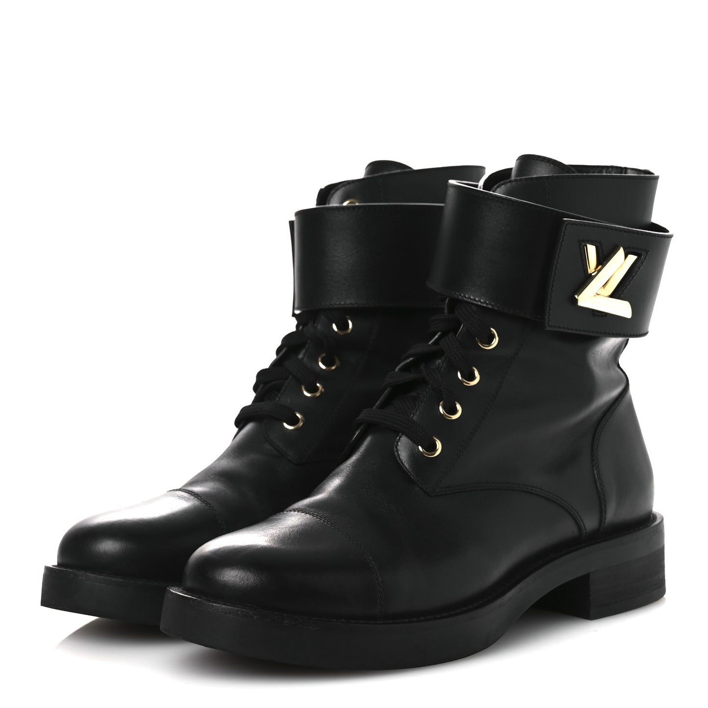 Calfskin Wonderland Ranger Boots 37.5 Black