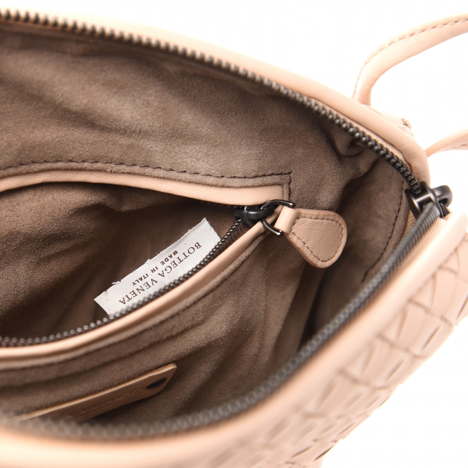 Bottega Veneta Nappa Intrecciato Nodini Crossbody Messenger Nude 9 of 10