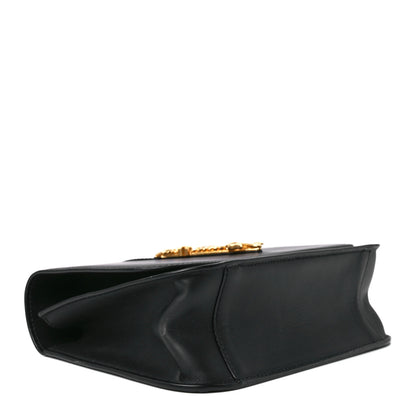 Versace Vitello Barocco Virtus Top Handle Shoulder Bag Black 4 of 14