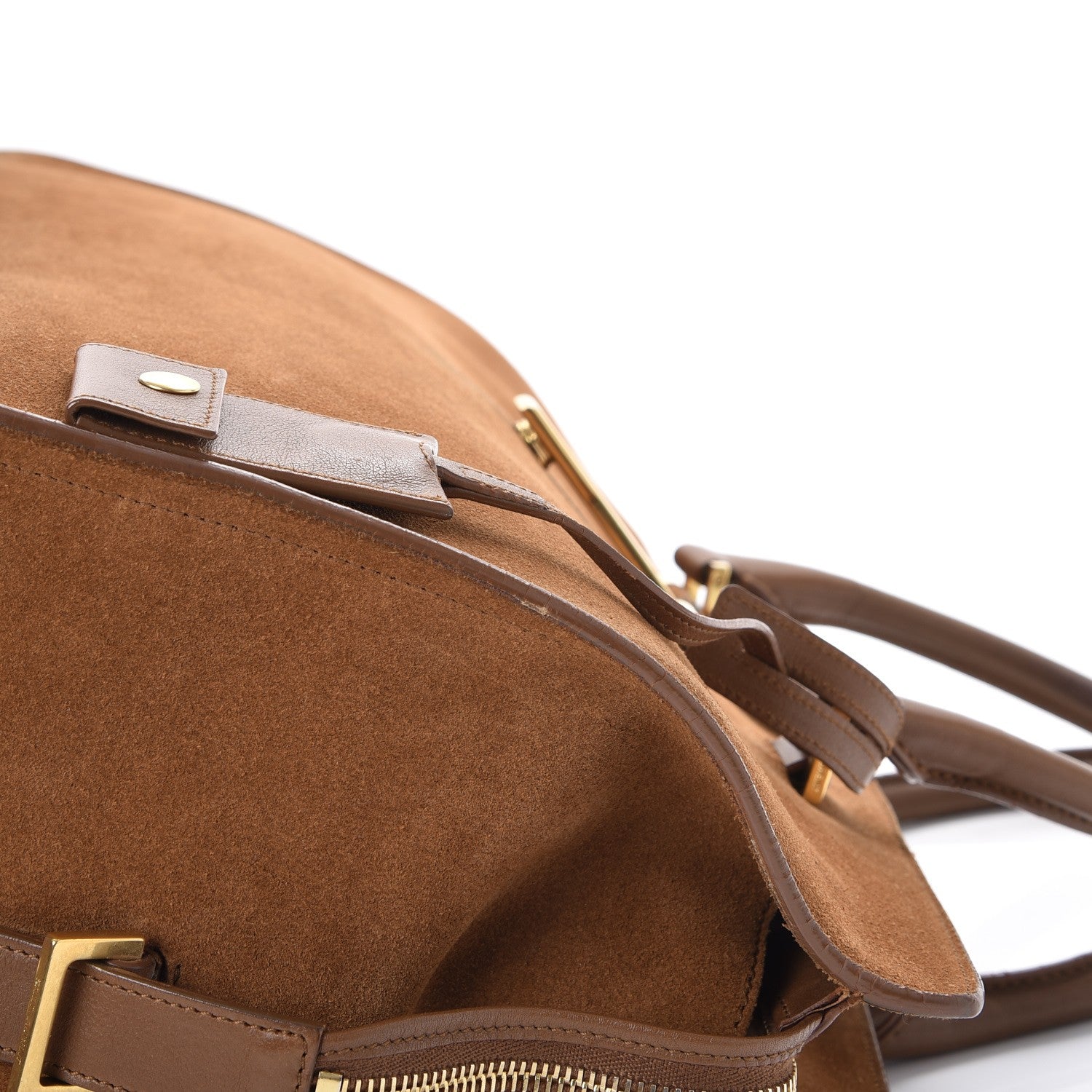 Saint Laurent Suede Medium Classic Y Cabas Light Ocre 25 of 26