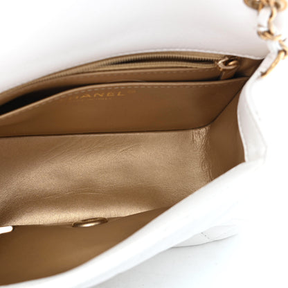 Chanel Lambskin Quilted Mini Pearl Crush Flap White 4 of 4