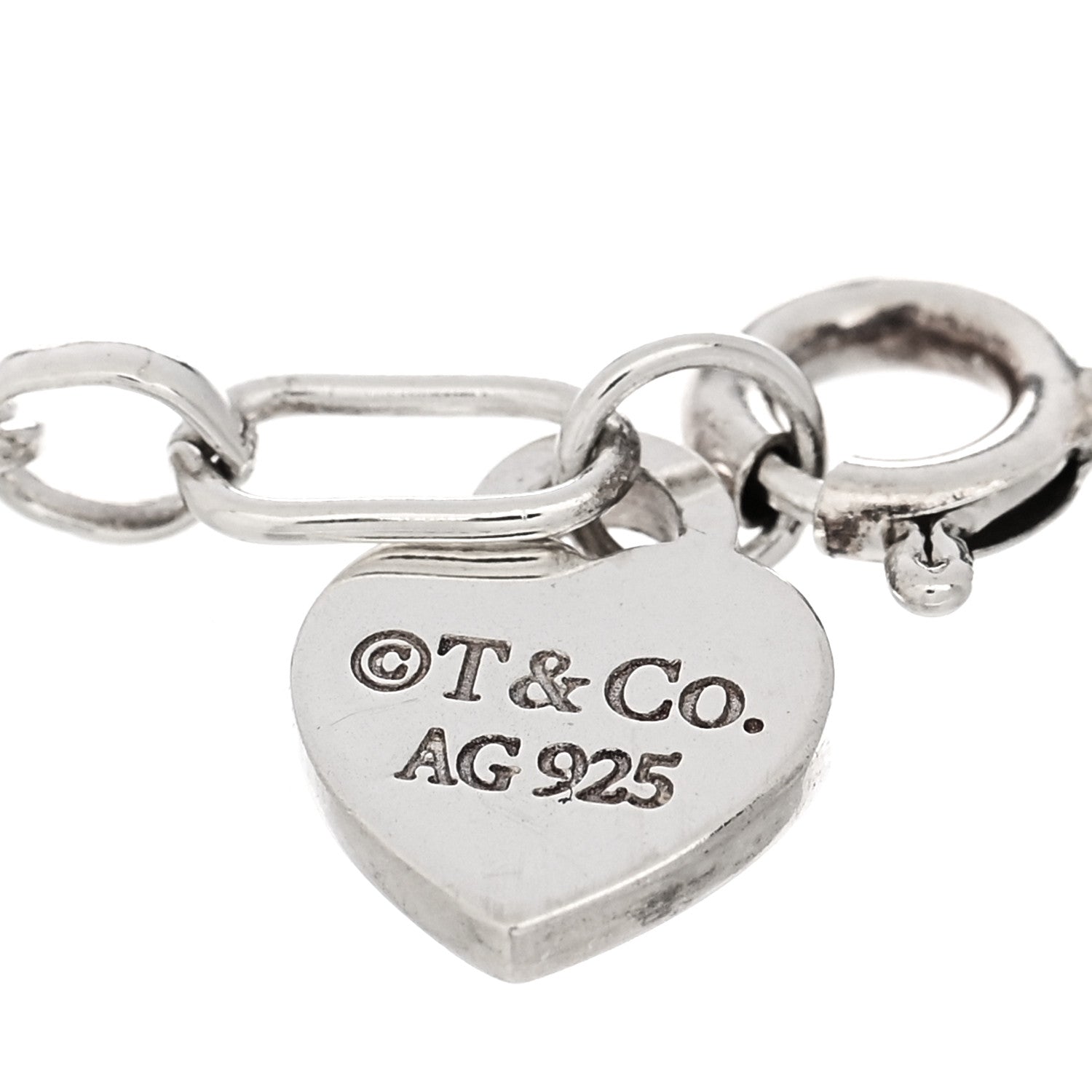 Tiffany Sterling Silver Enamel Love Notes Logo Charm Bracelet Blue 3 of 3