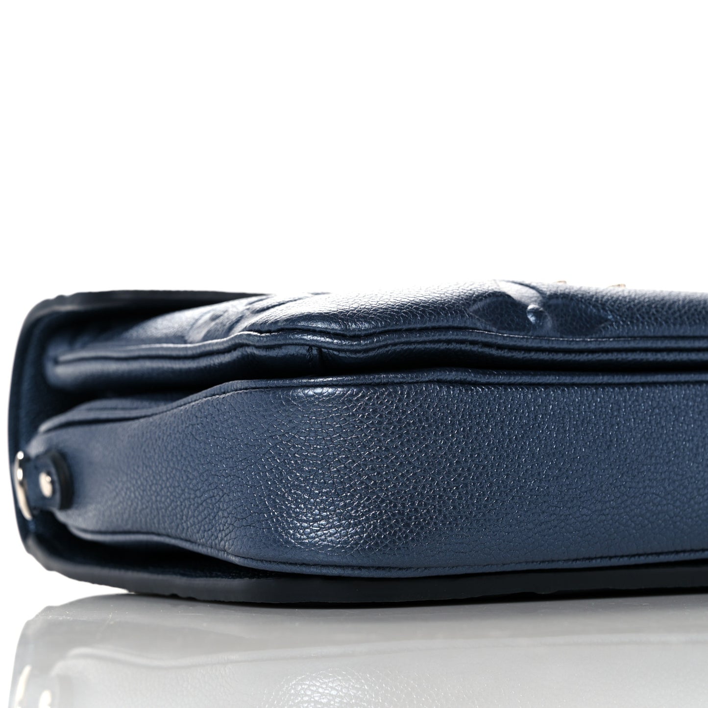 Metallic Empreinte Monogram Giant Pochette Metis Navy Nacre