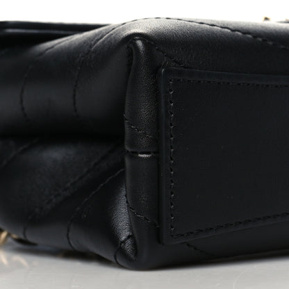Chanel Calfskin Chevron Stitched Waist Belt Bag Black 8 of 10