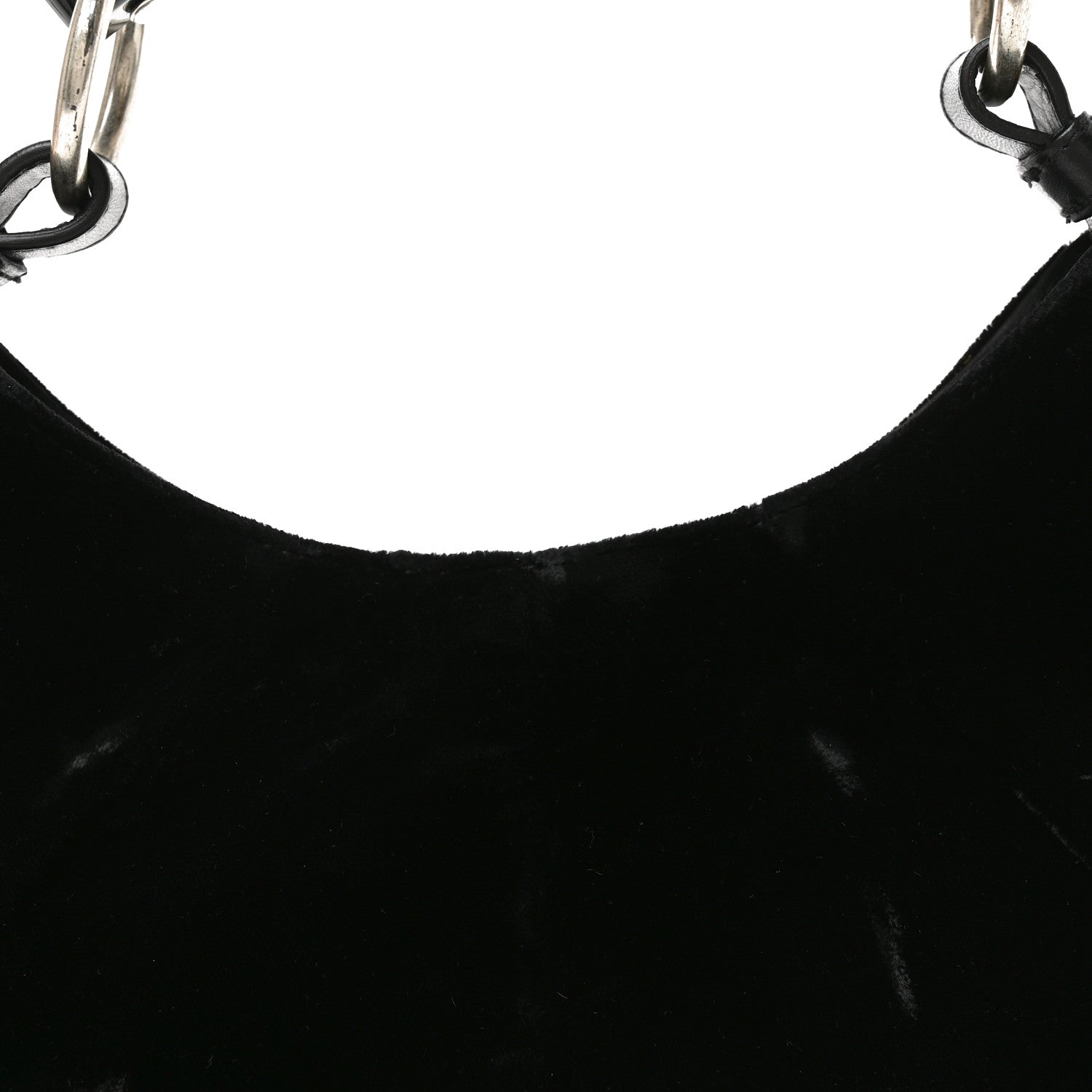 Saint Laurent Velvet Mombasa Small Black 8 of 10