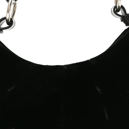 Saint Laurent Velvet Mombasa Small Black 8 of 10