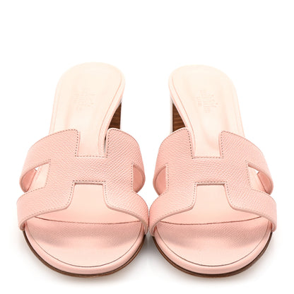 Hermes Epsom Oasis Sandals 40 Rose Pale 3 of 10