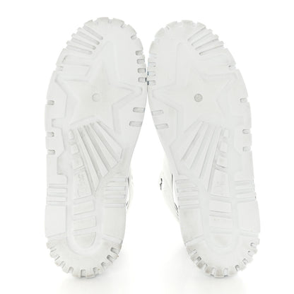 Christian Dior Nylon Fabric Womens D-Player High Top Sneakers 39 White Black 5 of 9