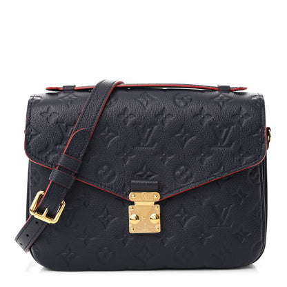 Louis Vuitton Empreinte Pochette Metis Marine Rouge 1 of 11