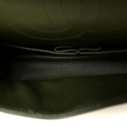 Chanel Aged Calfskin Chevron Quilted 2.55 Reissue 225 Flap Green 5 of 12