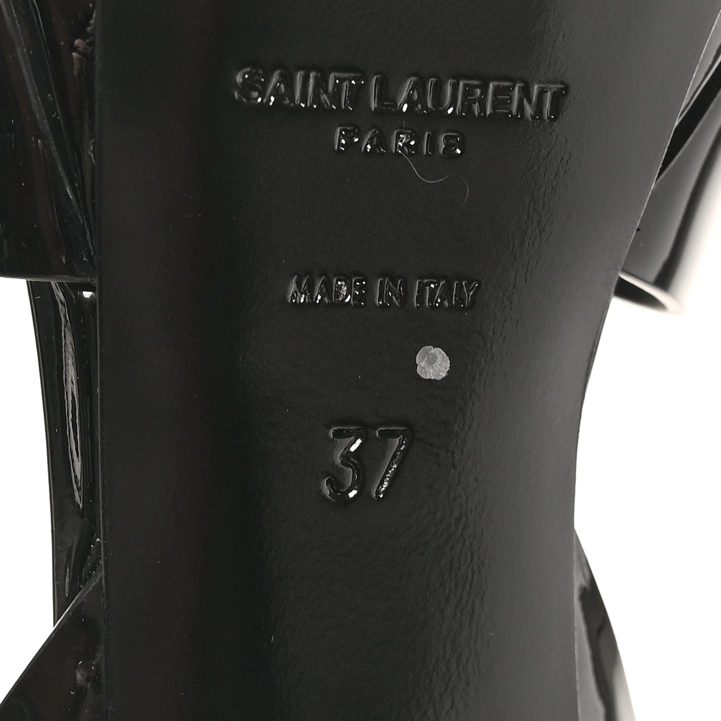 Patent Tribute 75 Platform Sandals 37 Black