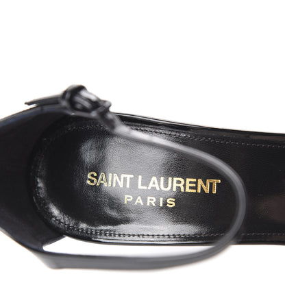 Saint Laurent Patent Zizi D'Orsay Pump 39 Black 8 of 10