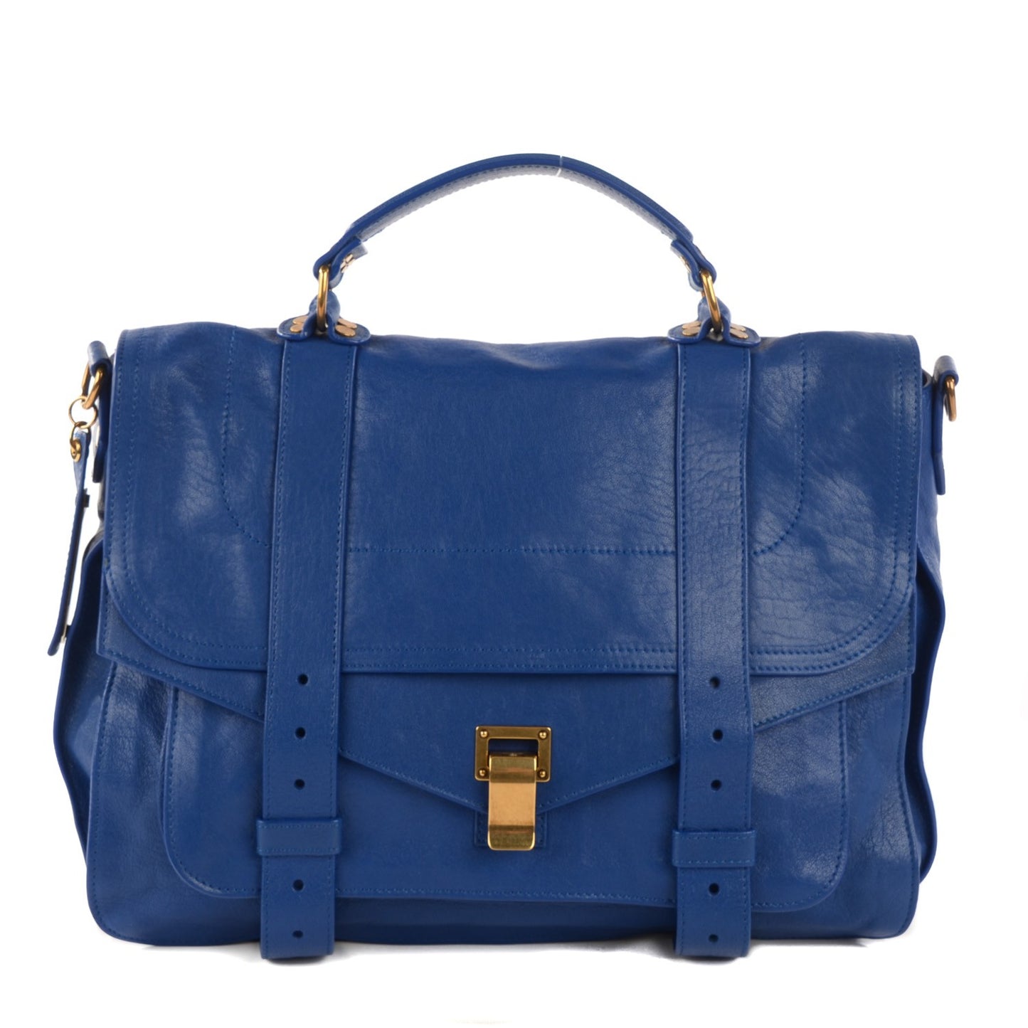 Lambskin Large PS1 Satchel Royal Blue