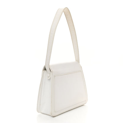 Chanel Caviar Quilted Flap Shoulder Bag White 3 of 14