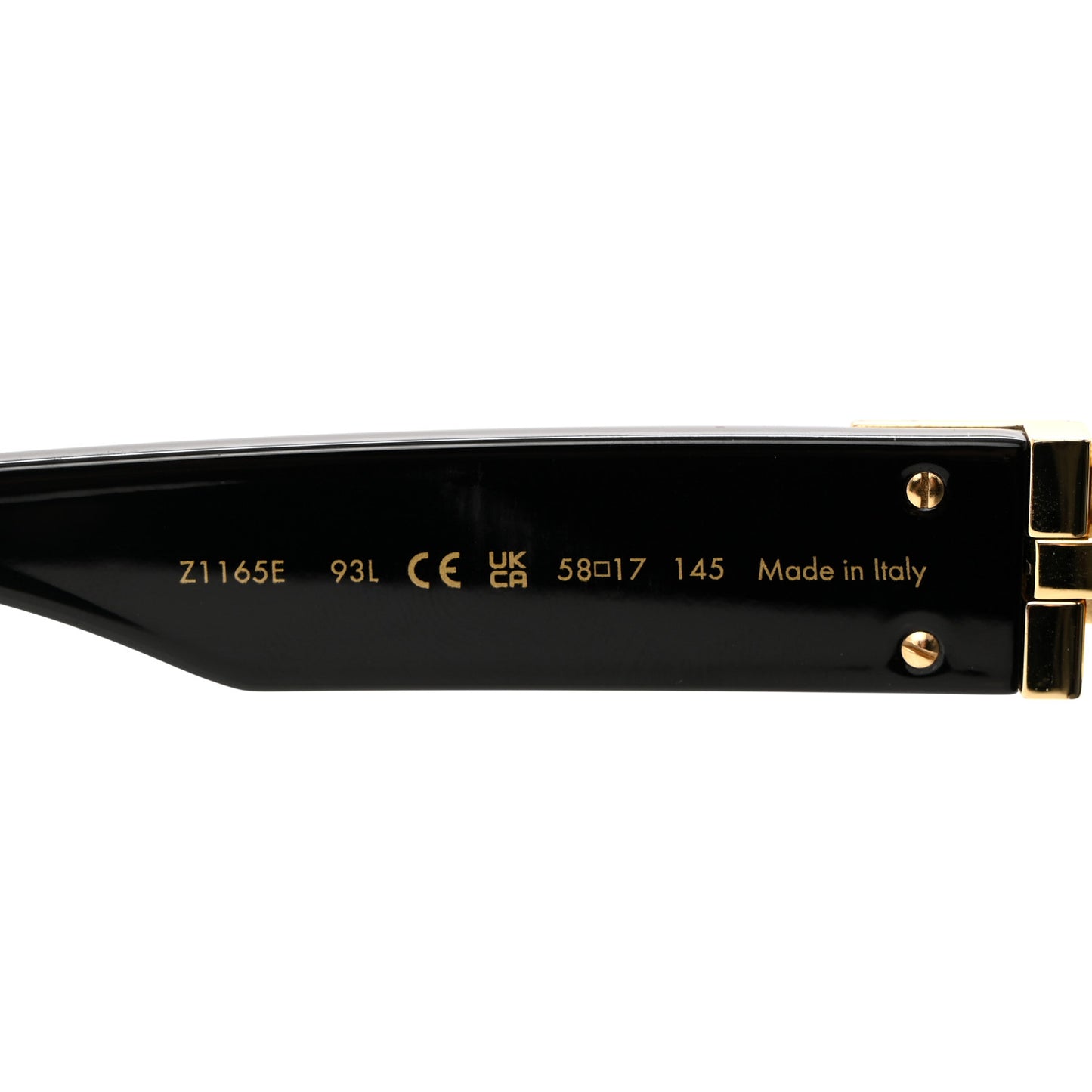 Acetate 1.1 Millionaires Sunglasses Z1165E Black