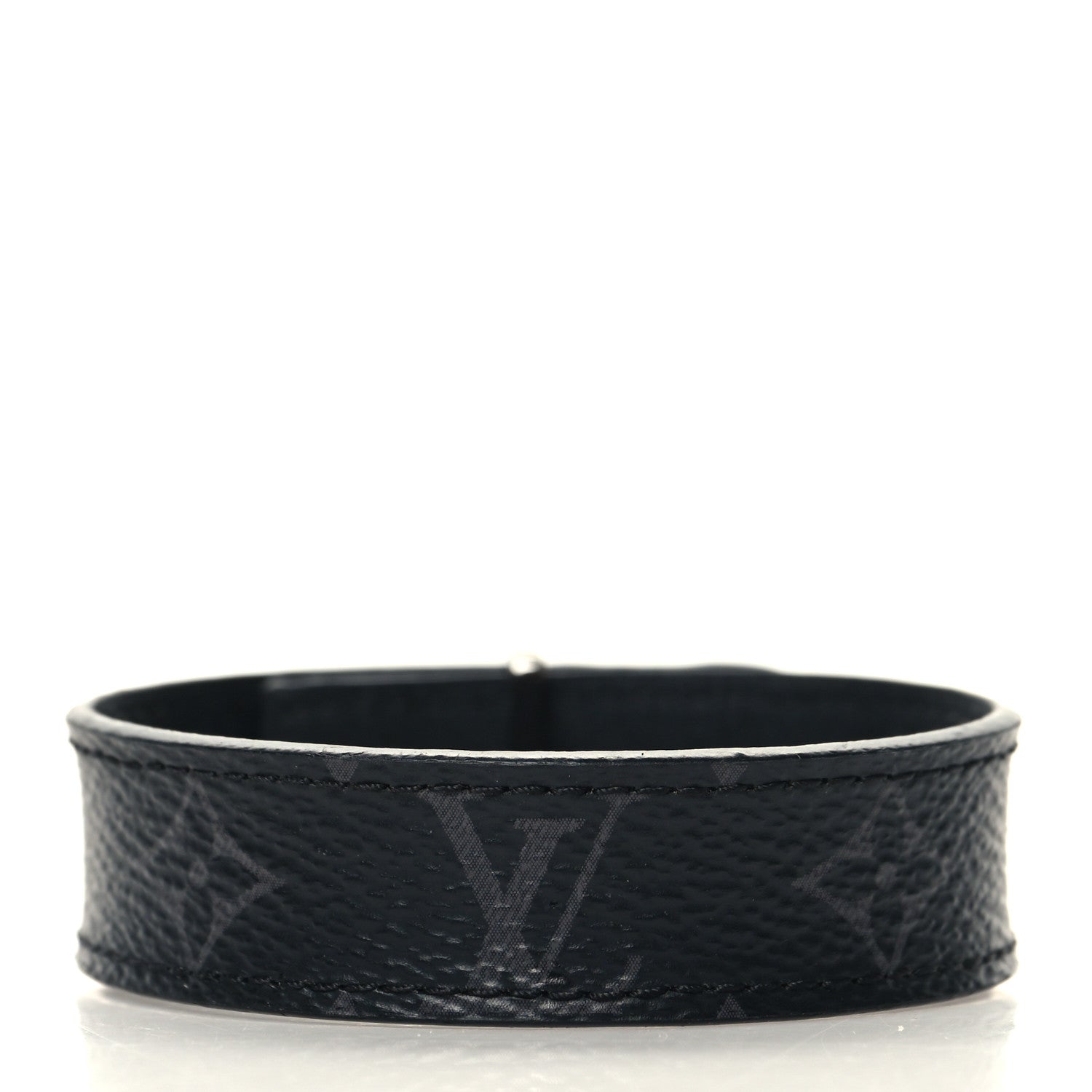 Louis Vuitton Monogram Eclipse LV Slim Bracelet 3 of 6