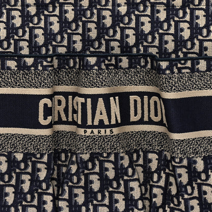 Christian Dior Oblique Catherine Tote Blue 8 of 10