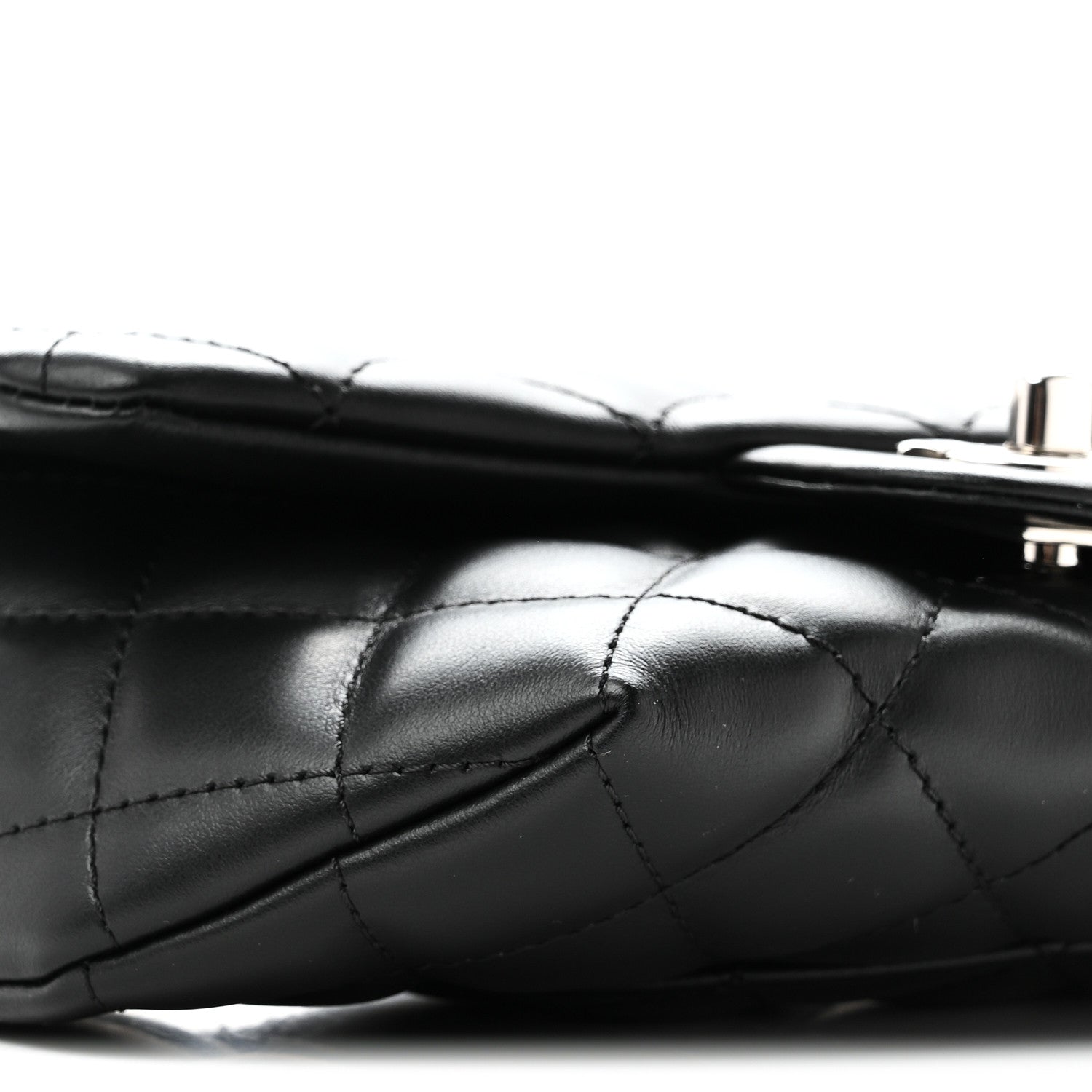 Chanel Calfskin Quilted CC Uniform Flap Belt Bag Black 9 of 10