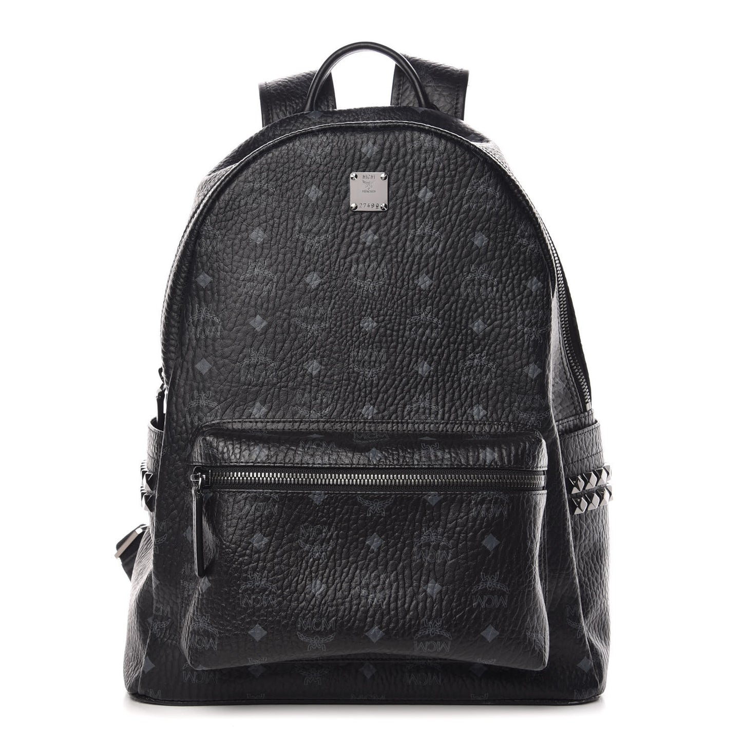 Visetos Medium Side Studs Stark Backpack Black