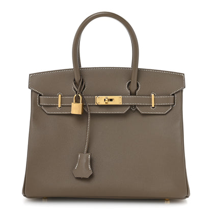 Hermes Epsom Birkin 30 Etoupe 1 of 15