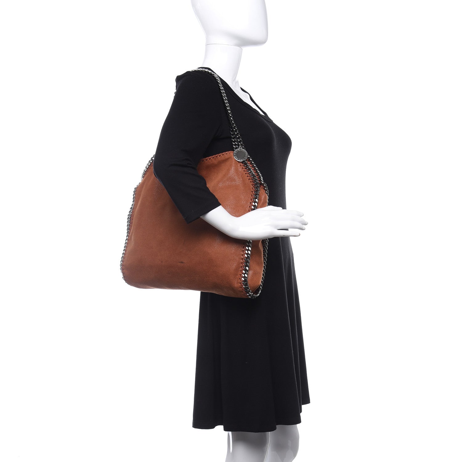 Stella McCartney Shaggy Deer Small Falabella Tote Brandy 2 of 11