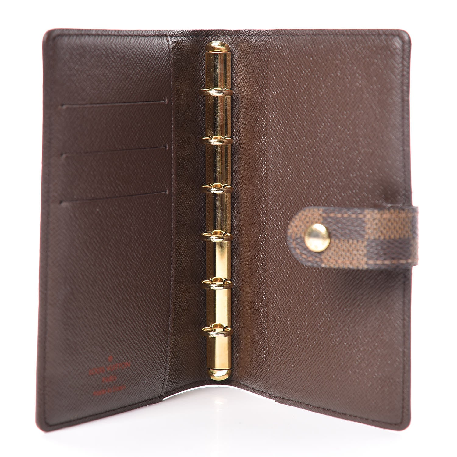 Louis Vuitton Damier Ebene Small Ring Agenda Cover 5 of 10