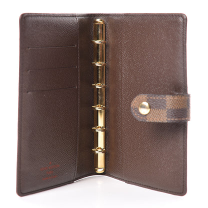 Louis Vuitton Damier Ebene Small Ring Agenda Cover 5 of 10