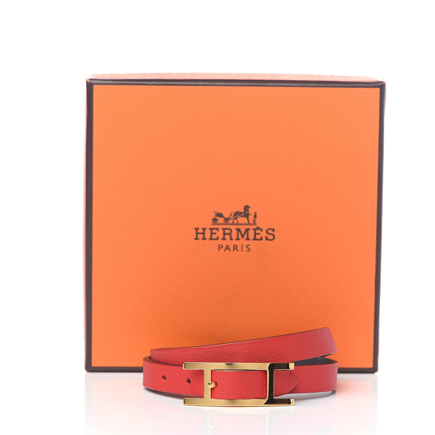 Swift Behapi Double Tour Bracelet T2 Rouge De Coeur Bleu Indigo