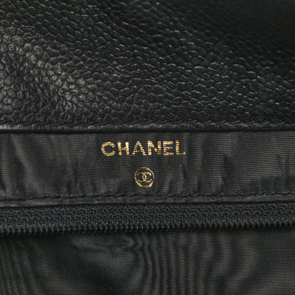 Chanel Caviar Large Timeless CC Cosmetic Pouch Black 3 of 10