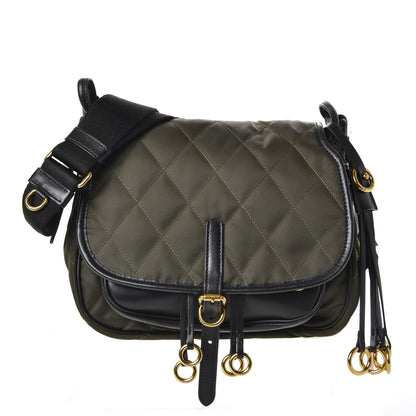 Prada Nylon Calf Quilted Corsaire Bag Militare Nero Black 1 of 7