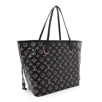 Louis Vuitton Monogram Fall For You Neverfull MM Black 4 of 11
