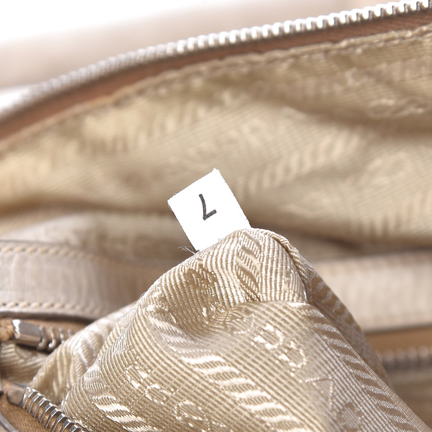 Prada Nappa New Look Tote Beige 7 of 16