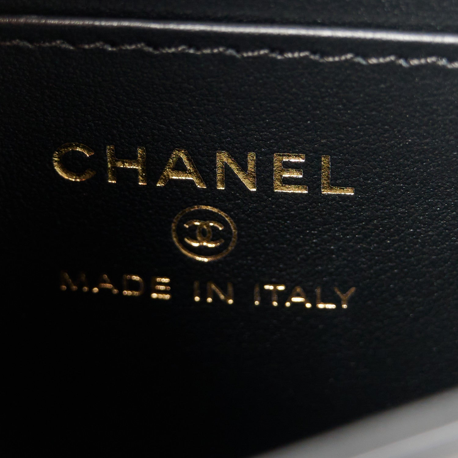 Chanel Patent Calfskin Quilted Chain Hoop Bag Black 6 of 11