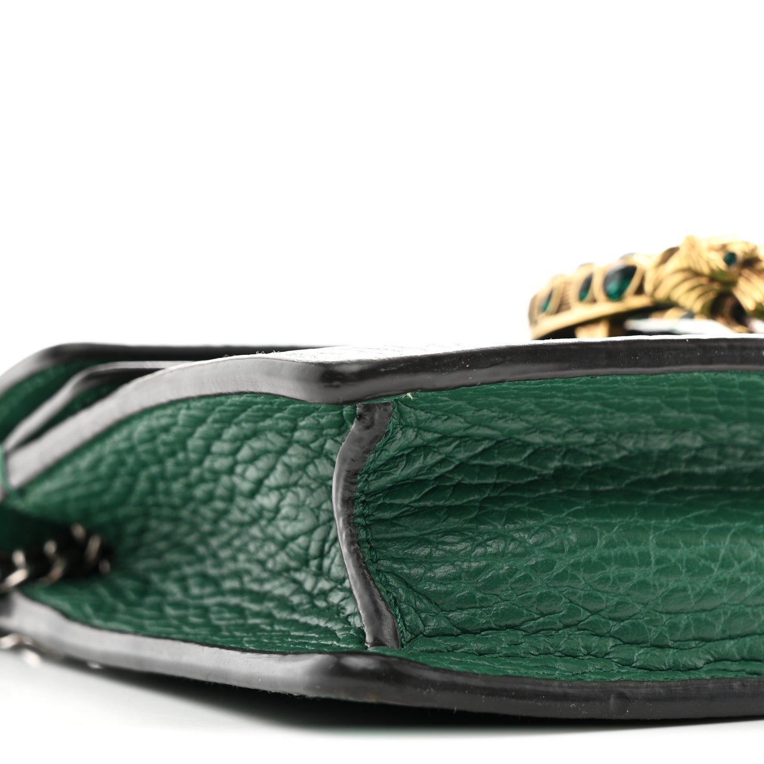 Gucci Dollar Calfskin Crystal Super Mini Dionysus Shoulder Bag Emerald 8 of 9
