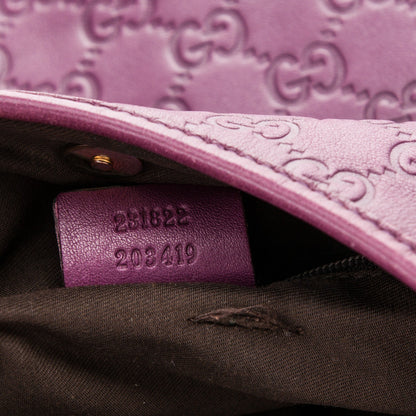 Gucci Guccissima Medium New Britt Hobo Purple 7 of 7