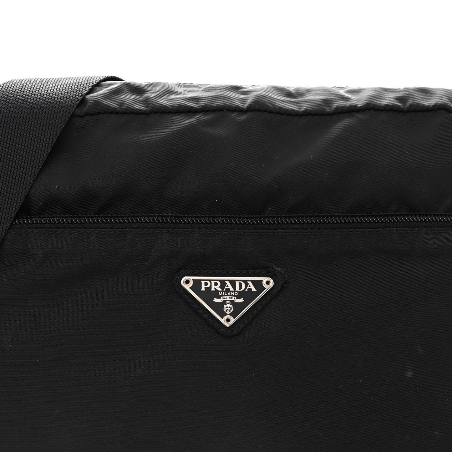 Nylon Tessuto Vela Crossbody Bag Black