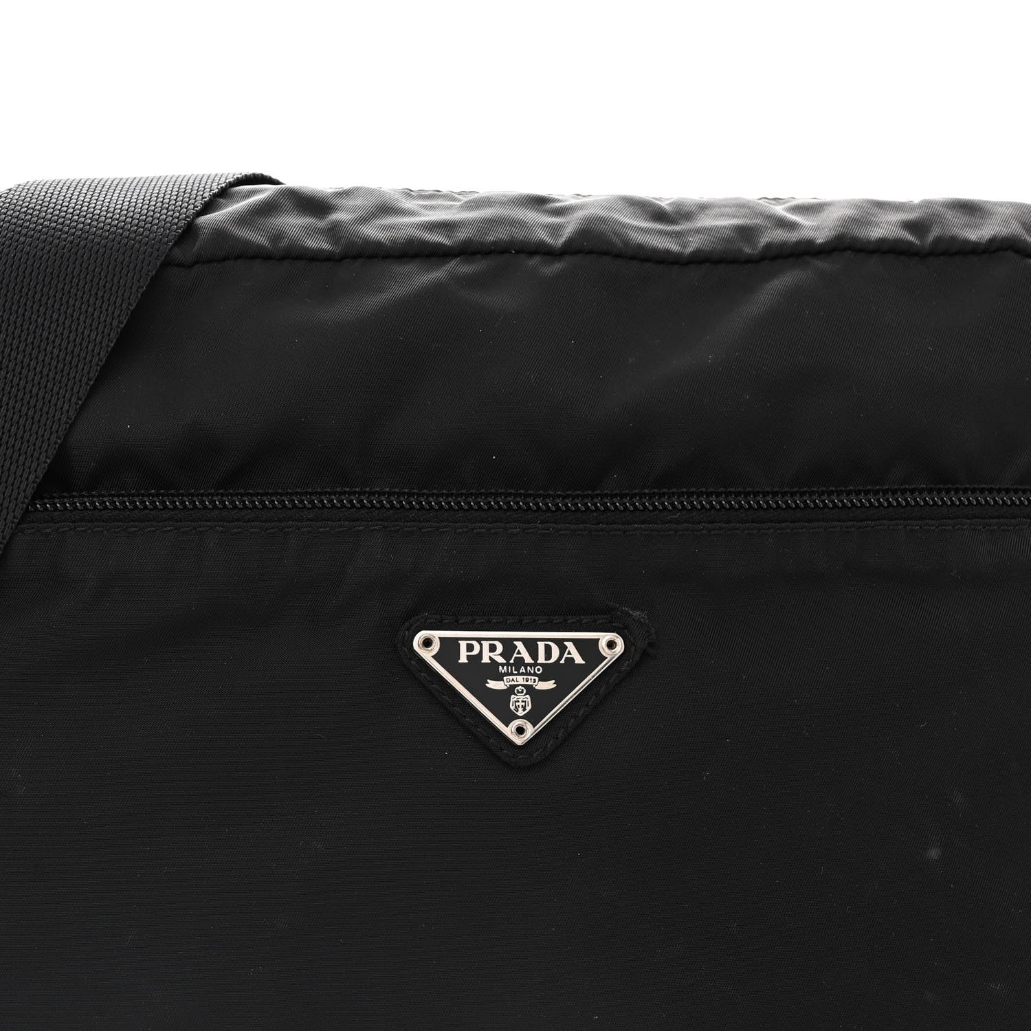 Prada Nylon Tessuto Vela Crossbody Bag Black 8 of 15