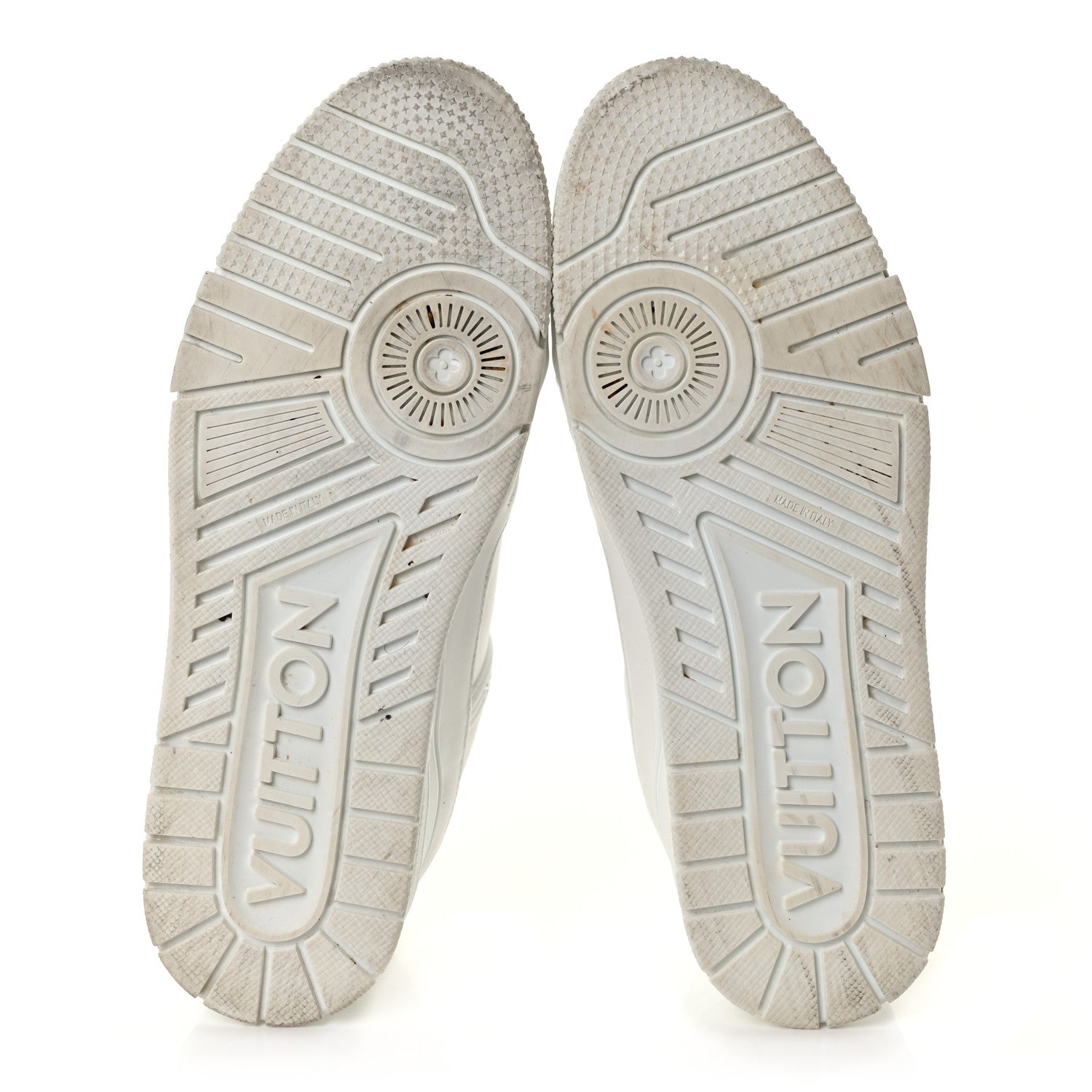 Louis Vuitton Calfskin Mens LV Trainer Sneakers 8.5 White 5 of 9