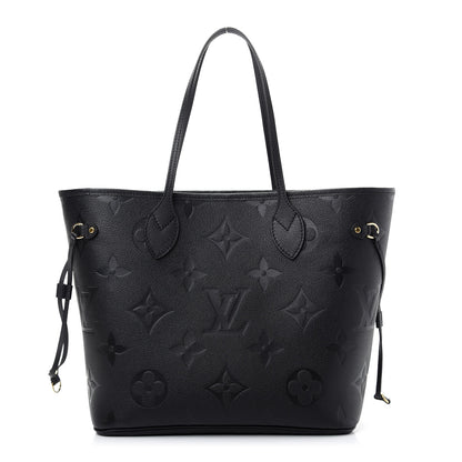 Louis Vuitton Empreinte Monogram Giant Neverfull MM Black 1 of 8