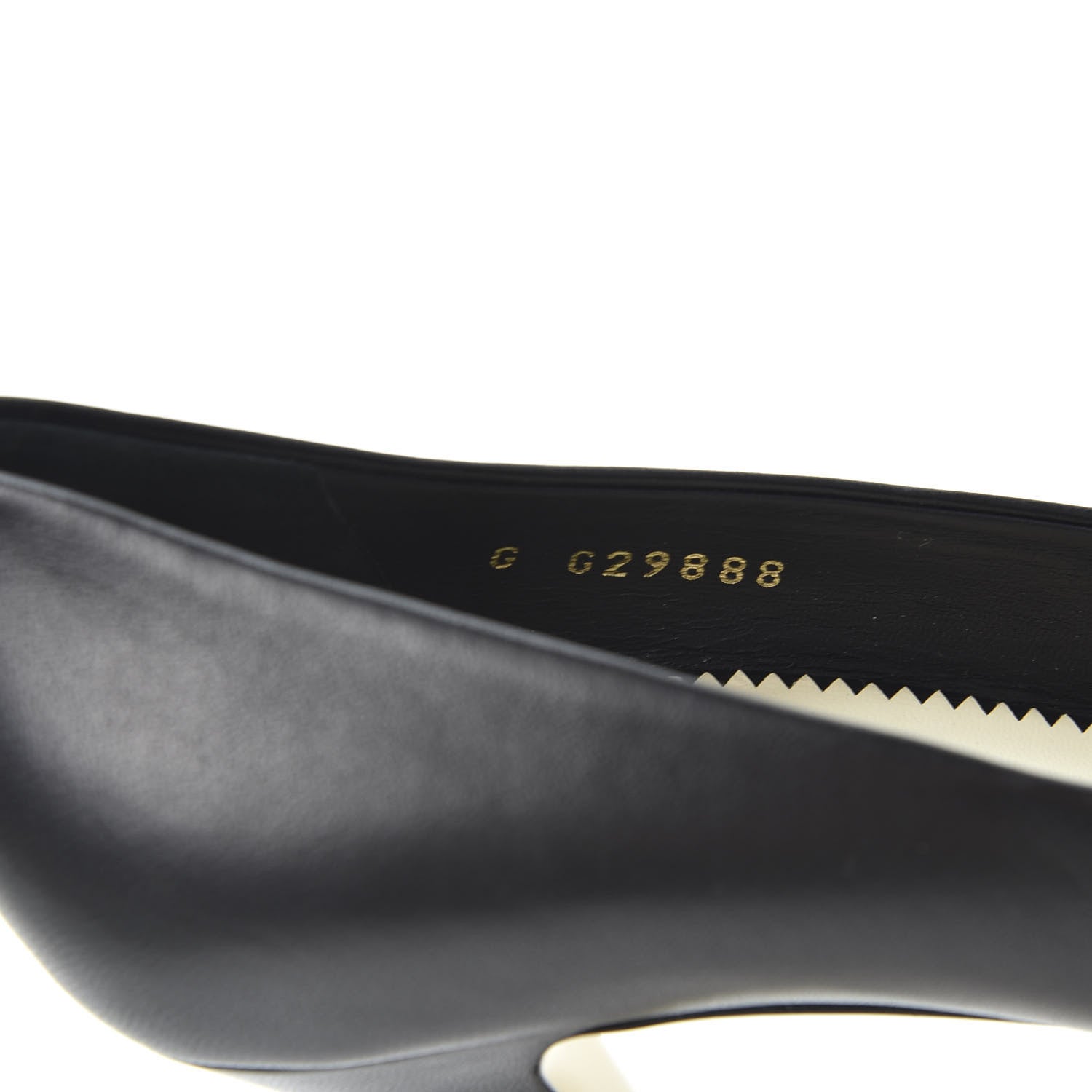 Chanel Lambskin Cap Toe CC Pumps 42 Black 9 of 10