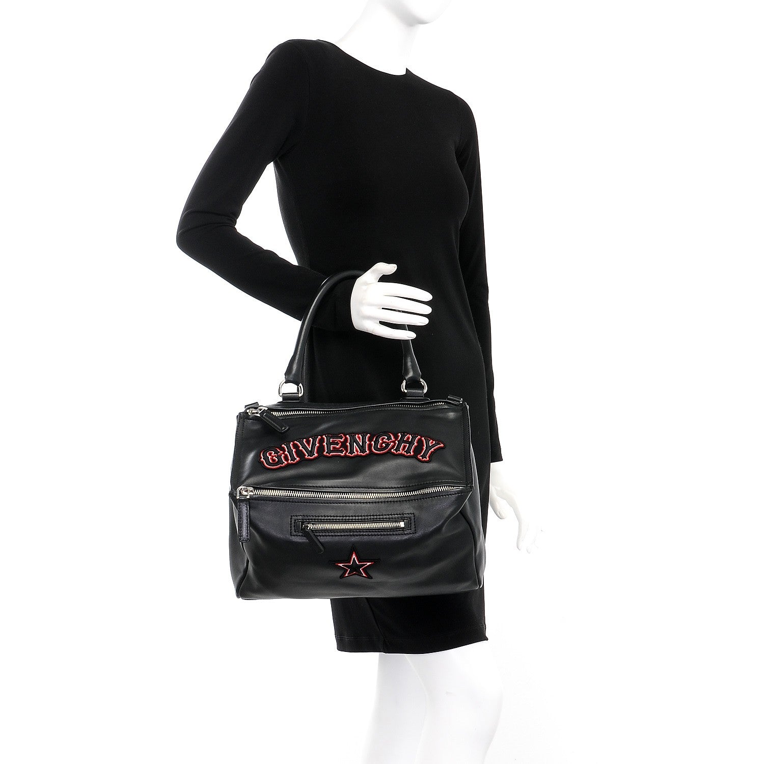 Givenchy Calfskin Gothic Medium Pandora Black 3 of 8