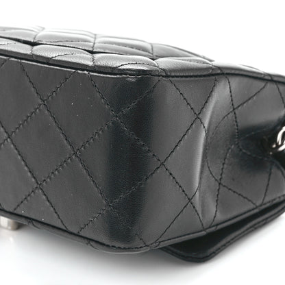 Chanel Lambskin Quilted Mini Rectangular Flap Black 12 of 13