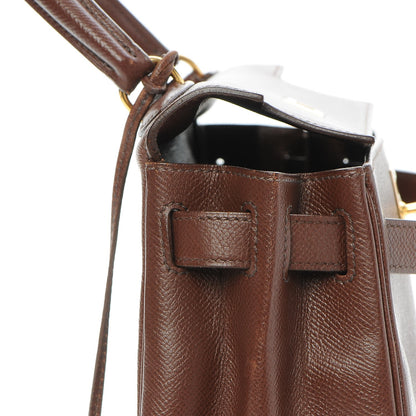 Hermes Courchevel Kelly Retourne 28 Chocolate 24 of 32