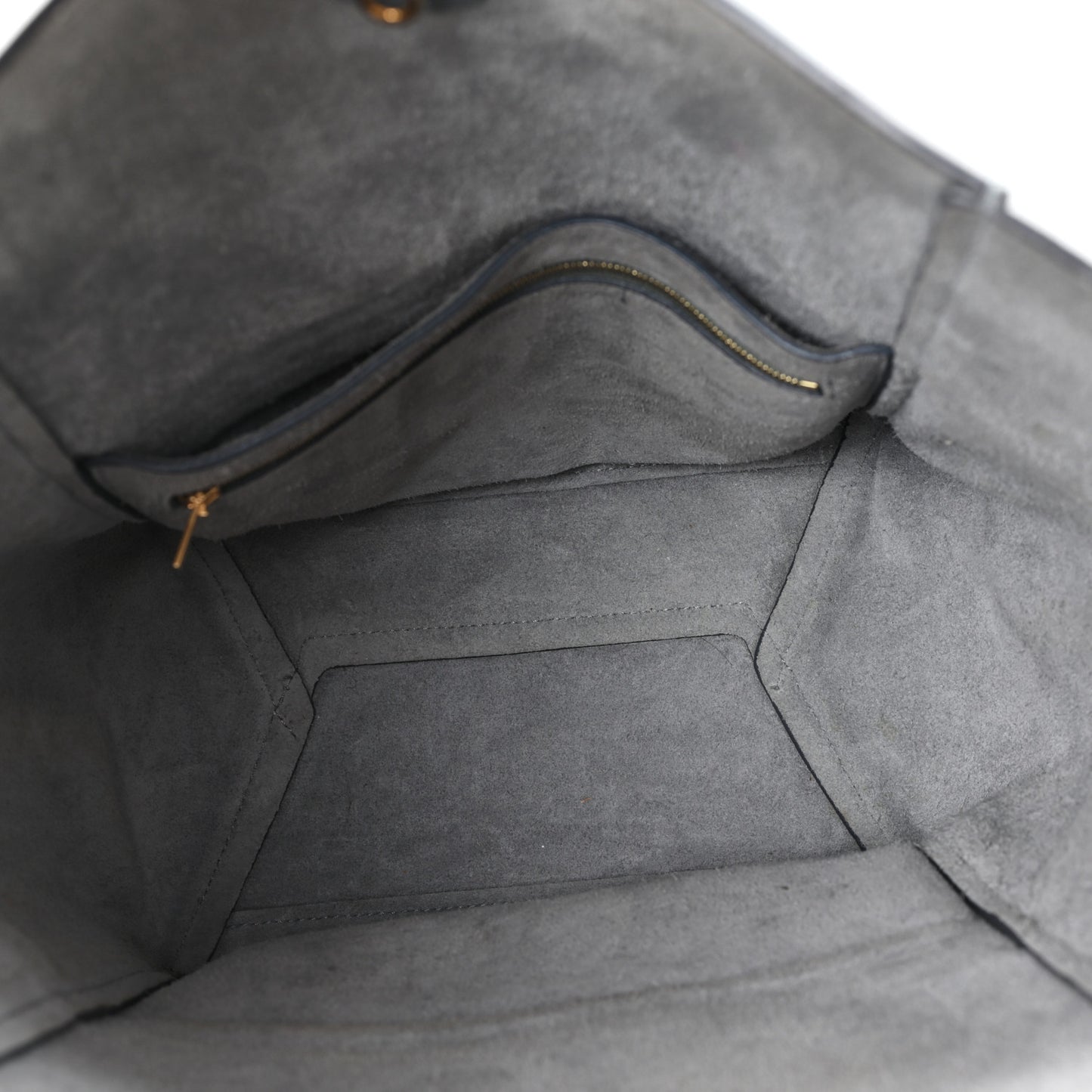 Soft Grained Calfskin Sangle Bucket Bag Storm